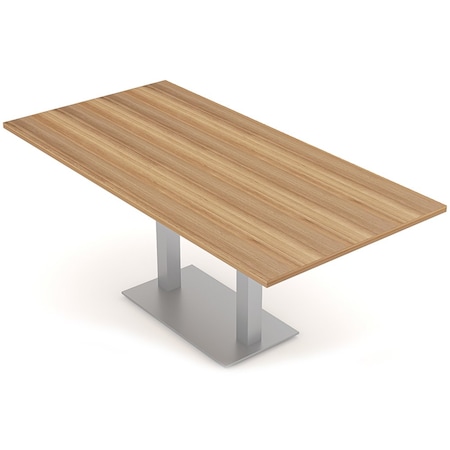 Skutchi Designs Rectangle 6 Person Conference Room Table, 36" W, 6 ft. L, 29" H, Driftwood HAR-REC-36X72-DOU-XD21